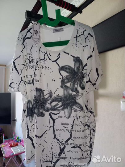 Футболки женские новые 54р