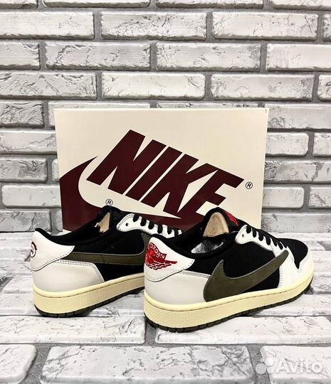 Кроссовки Nike Air Jordan 1 Low x Travis Scott