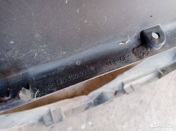 Диффузор радиатора на mercedes benz w140