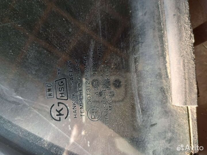 Форточка двери задняя правая Hyundai Sonata 3