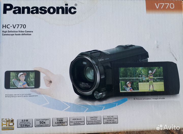 Видеокамера panasonic hc v770