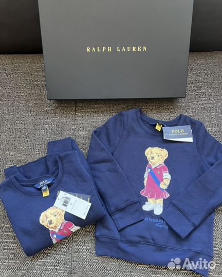 Polo bear Ralph Lauren оригинал свитшот толстовка