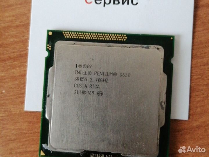 Процессор Intel Pentium G630 сокет 1155
