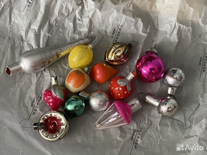 Елочные игрушки СССР