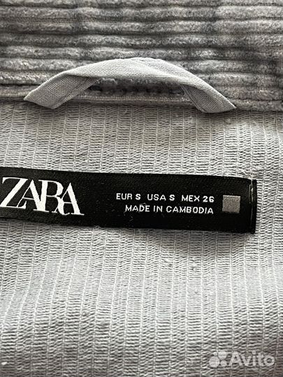 Куртка zara р44-46 вельвет