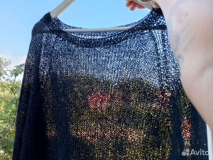 Свитер паутинка из мохера 44