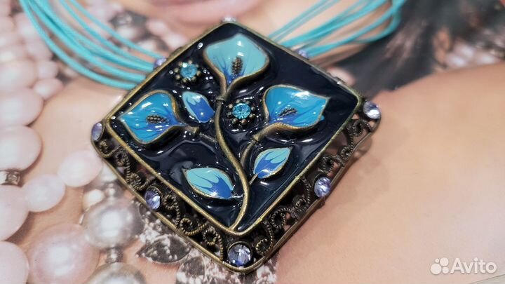 Колье чокер бижутерия(винтаж)