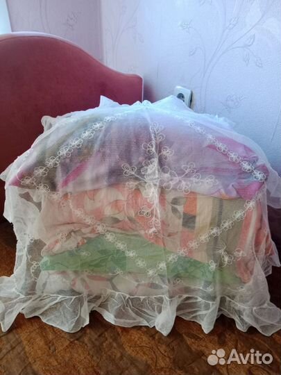 Кружевные накидки на подушки из СССР