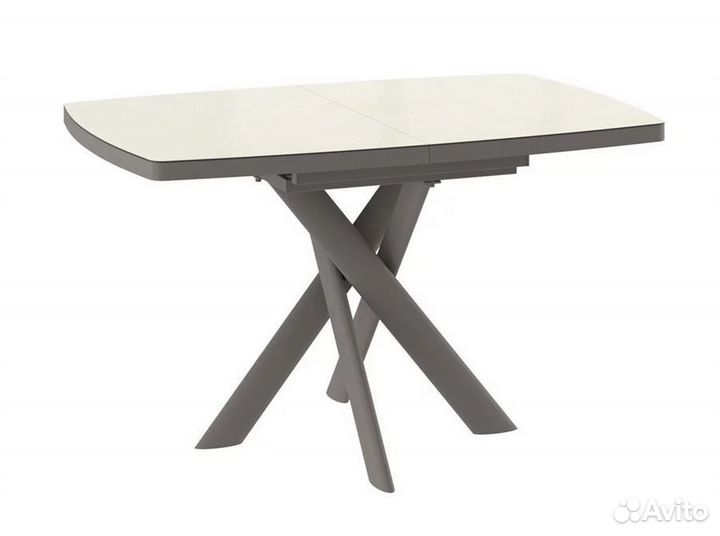 Стол leonel-130, 130, 165 х 85, камень бежевый-HPL, капучино