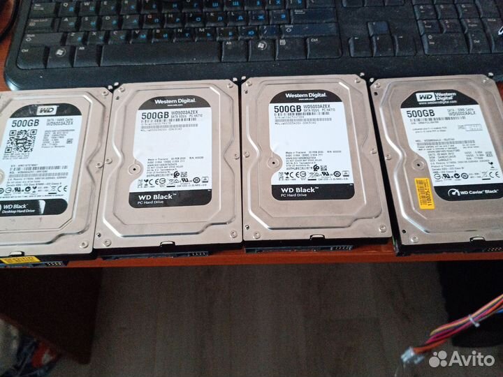 Жесткий диск 500 гб 4 штуки