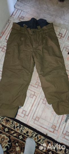 Зимние ватные штаны