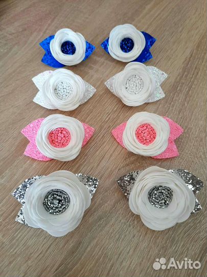 Резиночки розочки ручной работы