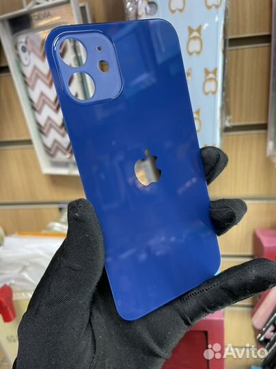 Задняя крышка iPhone 12 синяя