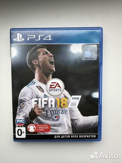 Диск fifa 18 на ps4
