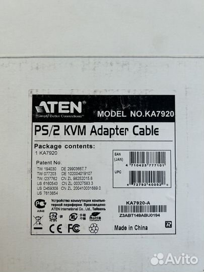 KVM адаптер aten KA7920