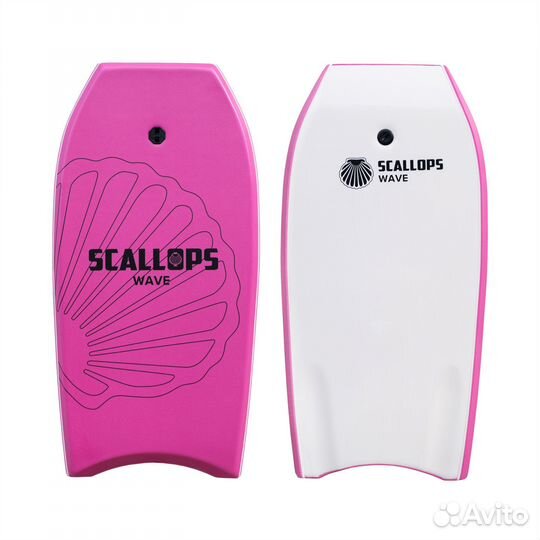 Бодиборд Scallops wave pink p-p 39''
