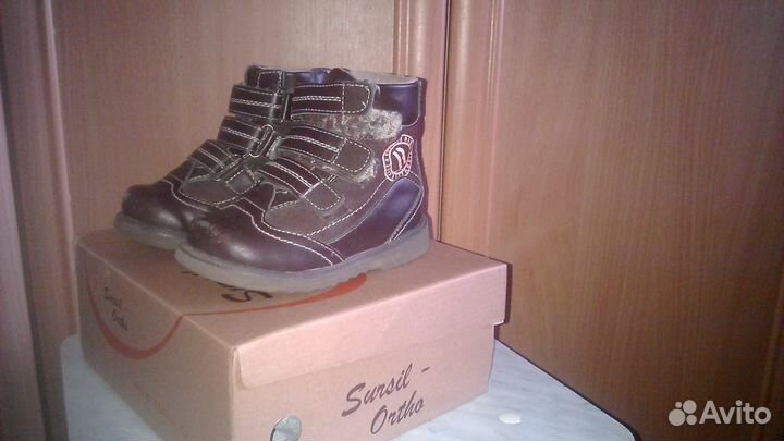 Ботинки демисезонные ортопедические 24р-р