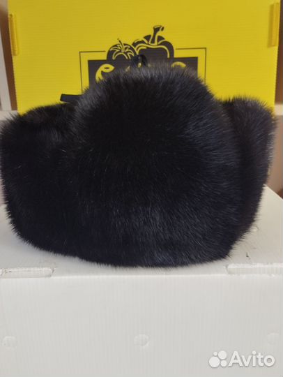 Норковая шапка мужская