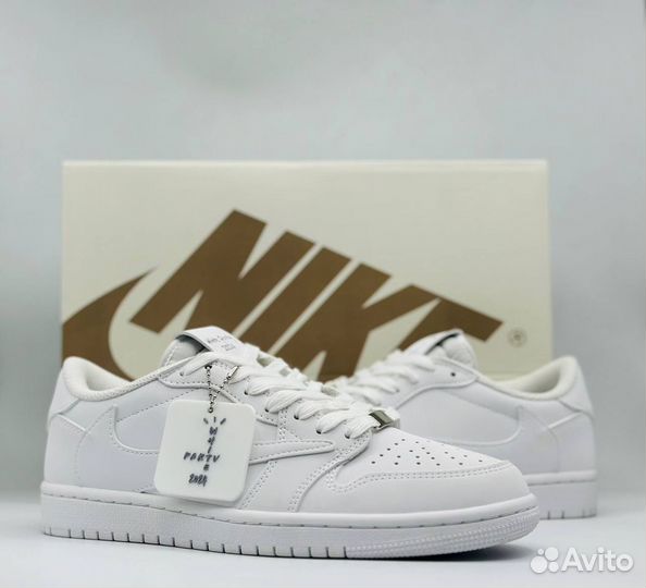 Nike Air Jordan 1 Low x Travis Scott 'White Party'