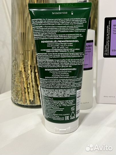 Уходовая косметика для лица.cosrx,vichy,clarins