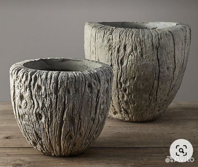 Кашпо из бетона