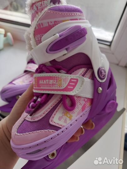 Коньки детские раздвижные