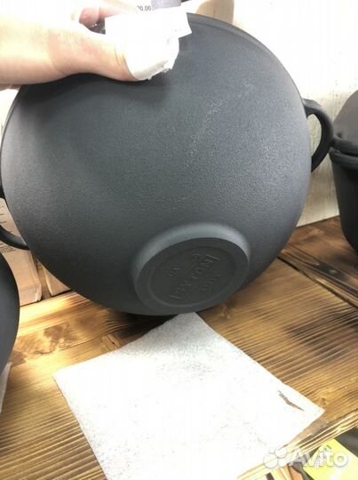 Казан чугунный вок 3,5л