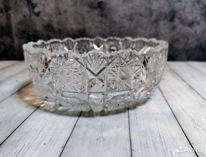 Посуда винтажная праздничная хрусталь СССР. Торг