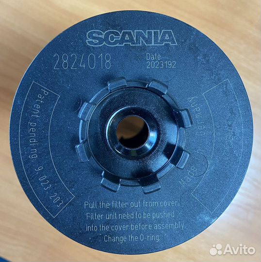 Фильтр масляный scania Euro6 2824017