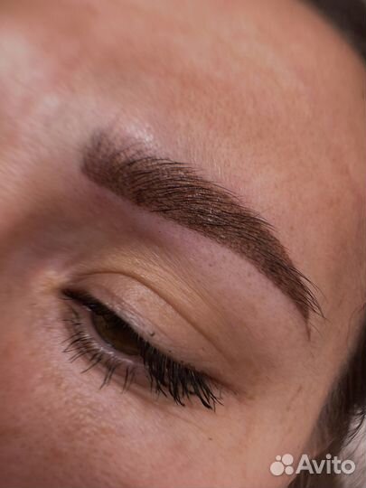 Перманентный макияж бровей, губы, веки