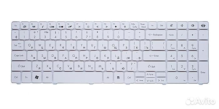 Клавиатура Packard Bell TM81, TM86, TM87, TM89, TM