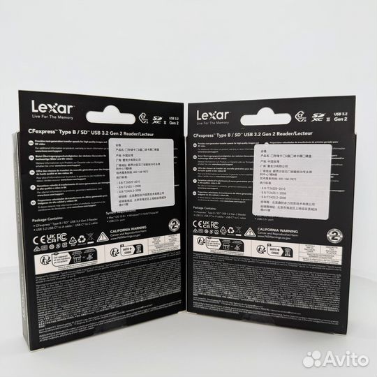 Кардридер Lexar CFexpress Type B/SD USB 3.2, Gen 2