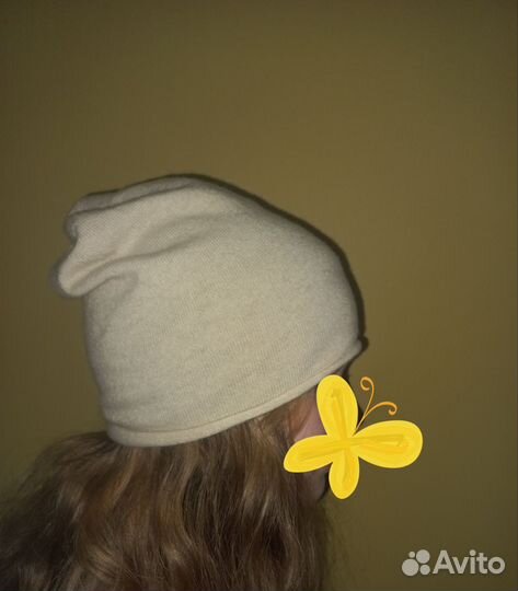 Новая. Шапка бини шерсть/кашемир