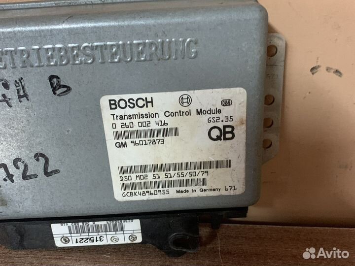 Блок АКПП Опель Омега В (X20XE X25XE)