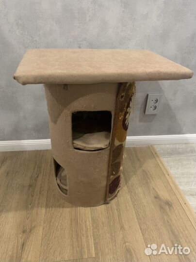 Домик для кошки/когтеточка за шоколадку