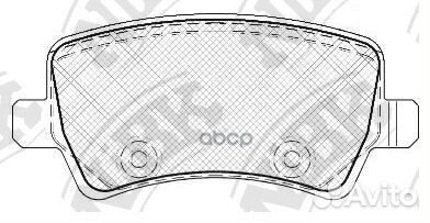 Колодки задние (ford galaxy/S-MAX/volvo S80/V70