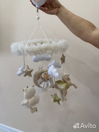 Музыкальный мобиль из фетра