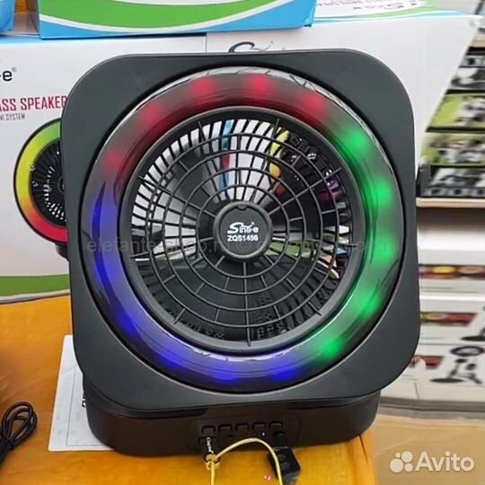 Колонка-вентилятор с RGB подсветкой