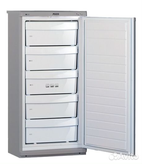Морозильник pozis-свияга 106-2 серебристый. 130 см