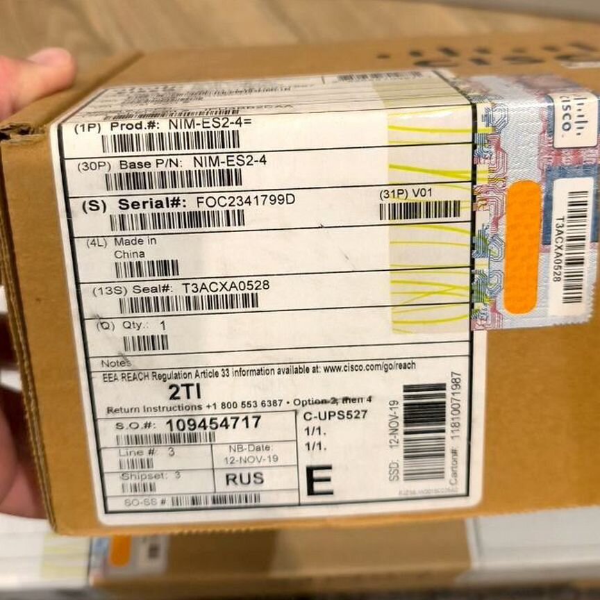 [NIM-ES2-4] Модуль Cisco Новый В Наличии Nim-Es2-4