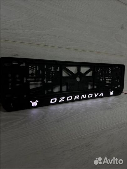 Lеd Rаmki c пoдсвeткoй и нaдписью