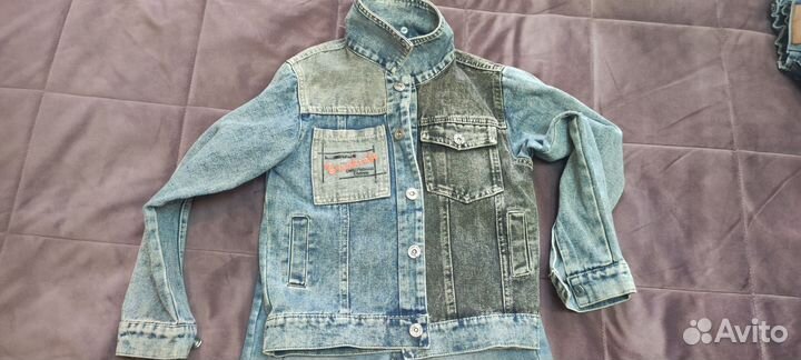 Джинсовая куртка для мальчика 122 128