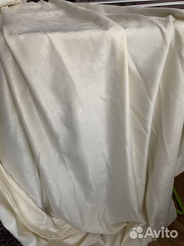 Штора кремовая