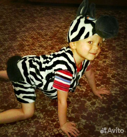 Костюм зебра Мадагаскар