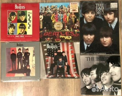 Календари настенные перекидные Beatles, pink floyd