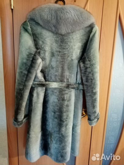 Шуба женская натуральная мутон