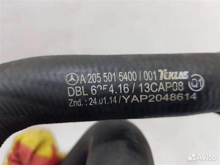 Патрубок радиатора Mercedes C W205 2018 A2055015