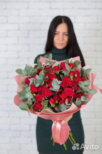 Букет кустовых роз