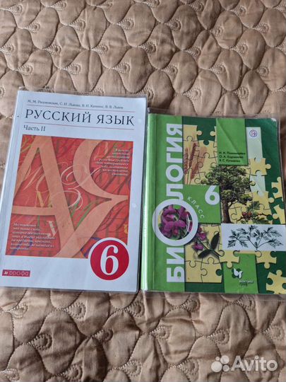 Учебники. 6 класс