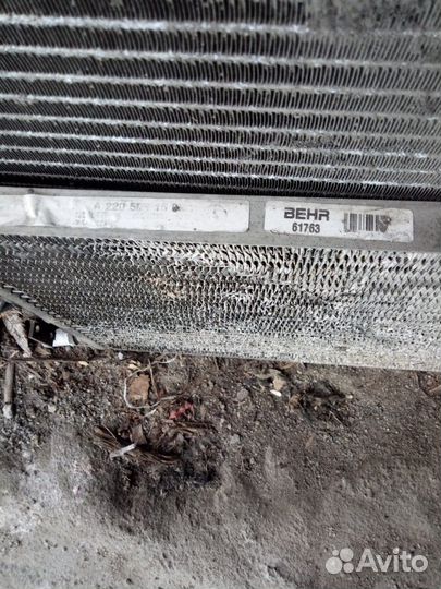 Радиатор кондиционера Mercedes W220 мерседес